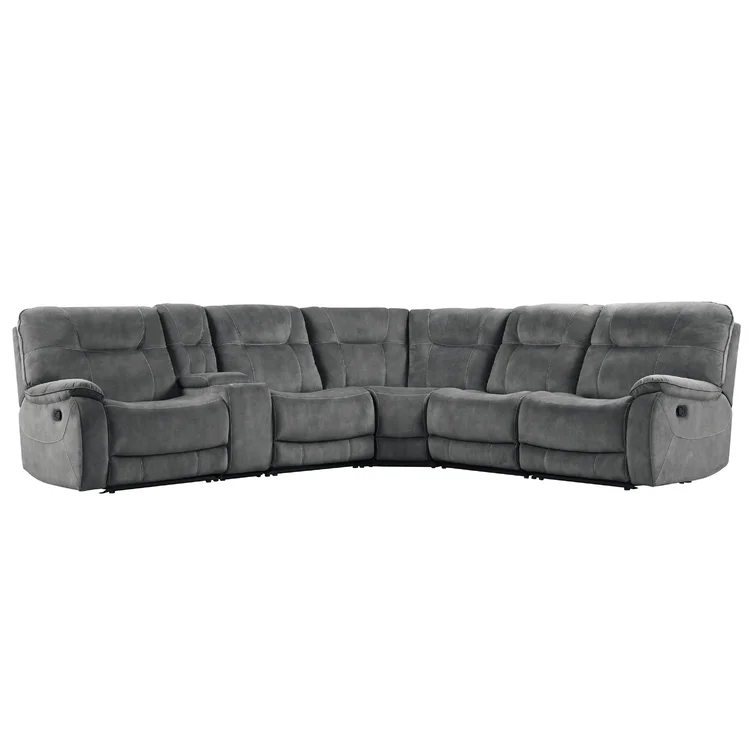 Karliyah 6 - Piece Upholstered Reclining Sectional