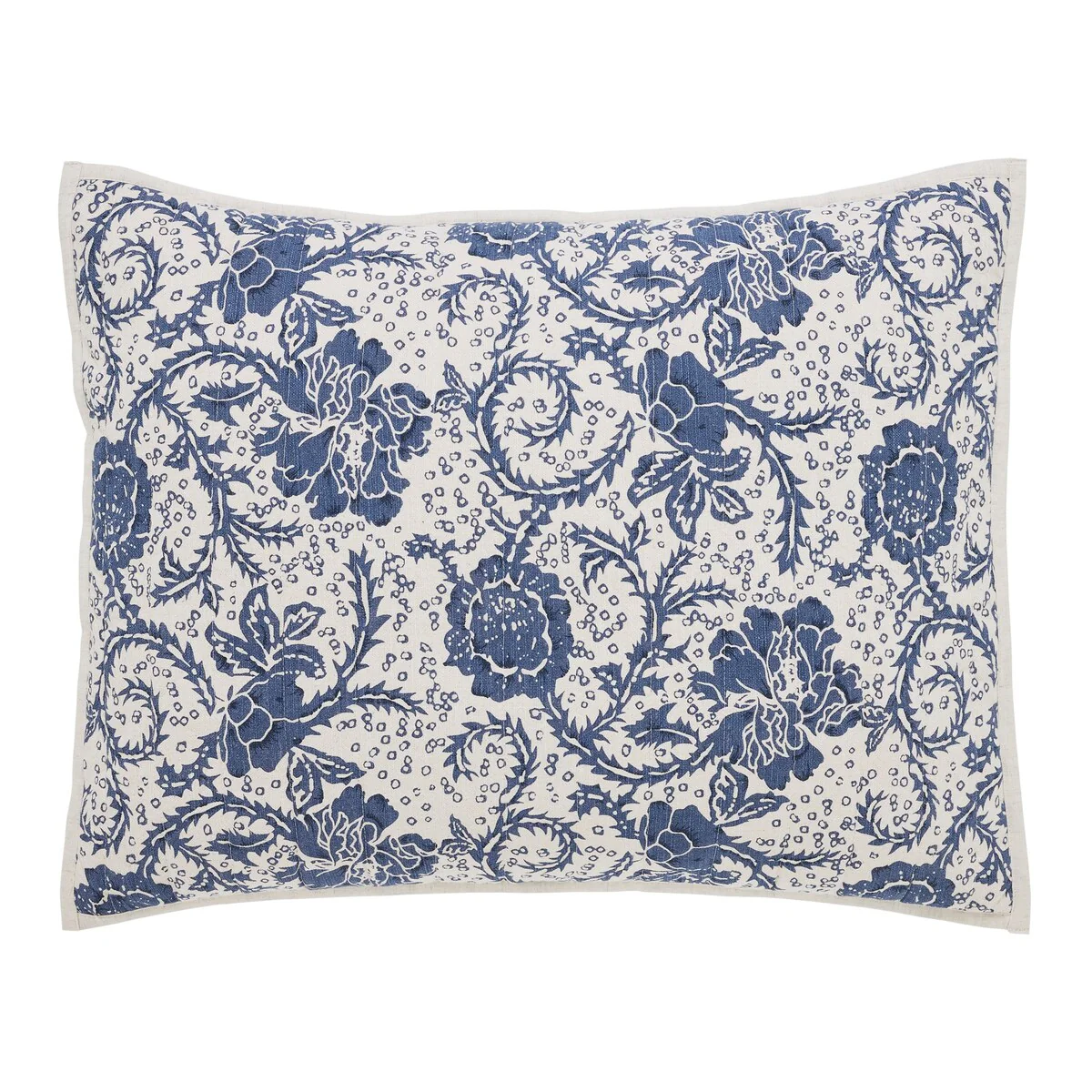 Dorset Navy Floral Standard Sham 21x27