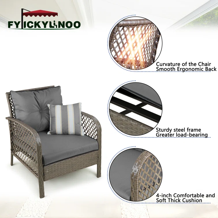 Fruitville 6 - Person Outdoor Seating Group with Cushions