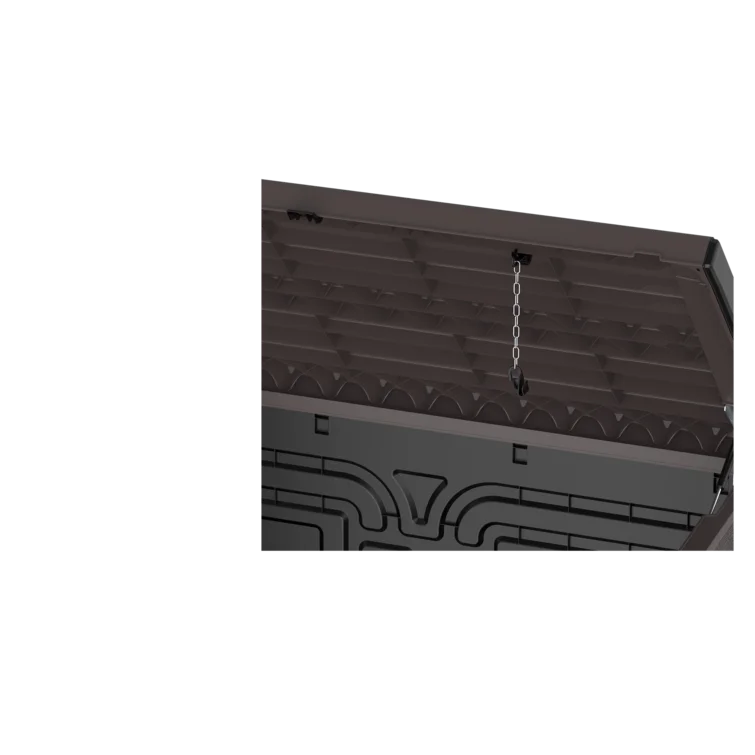 Flat Lid 5 ft. W x 3 ft. D Horizontal Garage Shed
