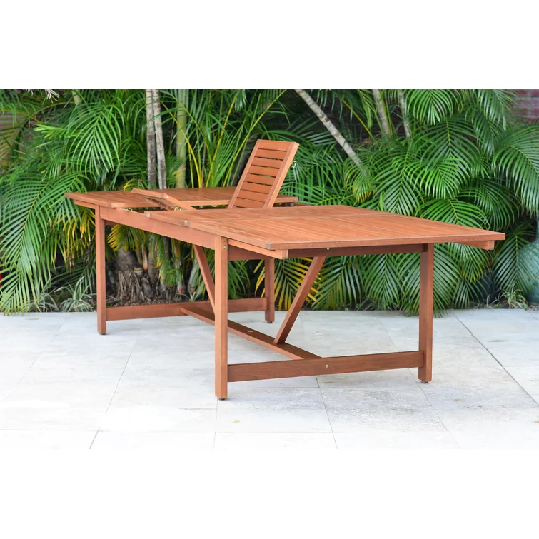 Anautica Rectangular 10 - Person 118'' Outdoor Furniture Dining Set