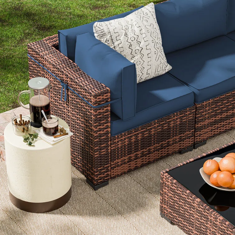 Benboe 6 - Person Outdoor Seating Group with Cushions