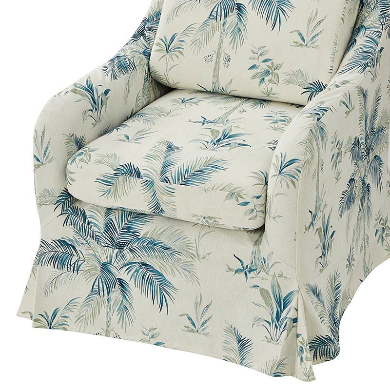 Bertram Claas 360 Degree Swivel Chair With Slipcover