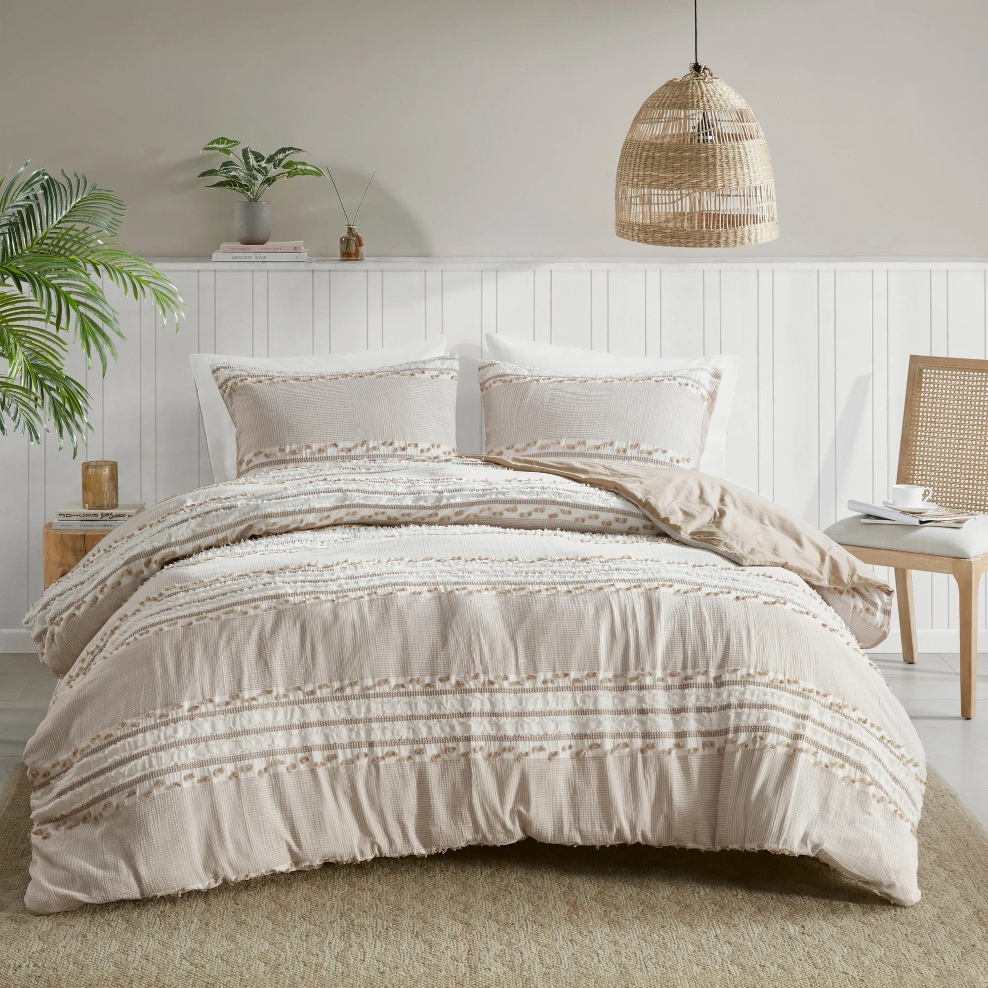 INK+IVY Lennon Organic Cotton Jacquard Comforter Set