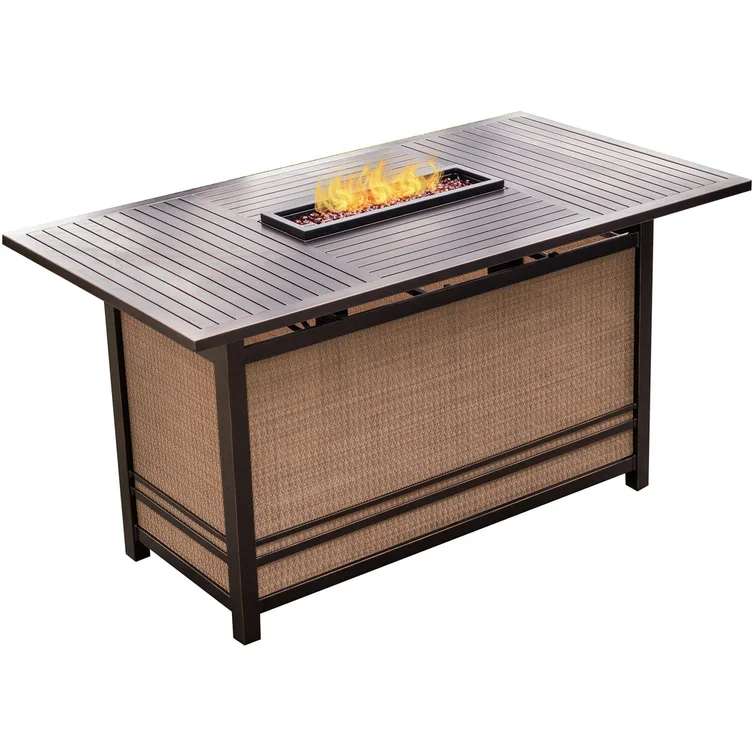 Mikenzie 4 - Person Rectangular Outdoor Dining Set with Cushions