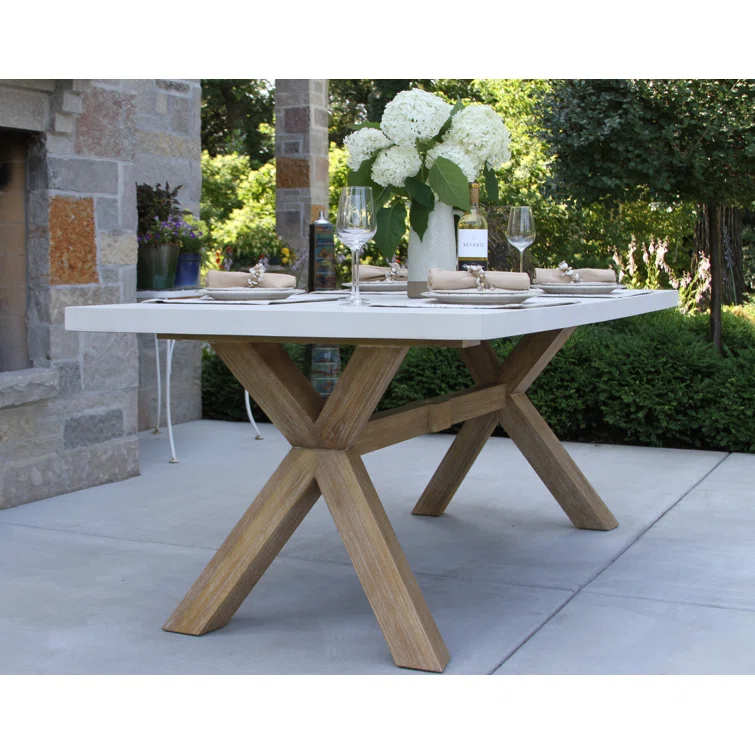 Fleur 8 - Person Rectangular Outdoor Dining Set
