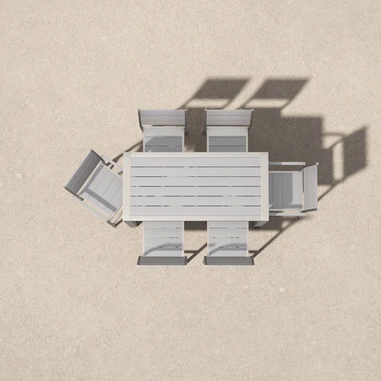Lysa Rectangular 6 - Person 59