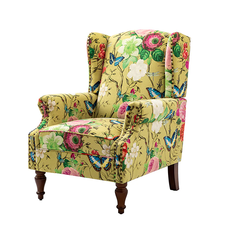 Felix Armchair with Spindle Legs