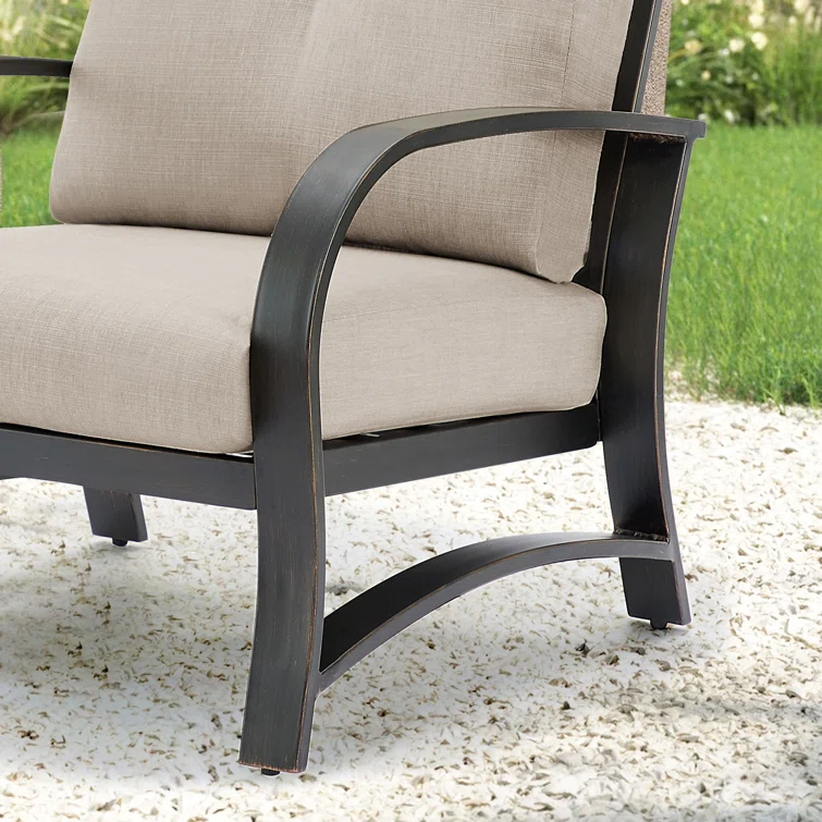 Aleston 5 - Person Outdoor Seating Group with Cushions