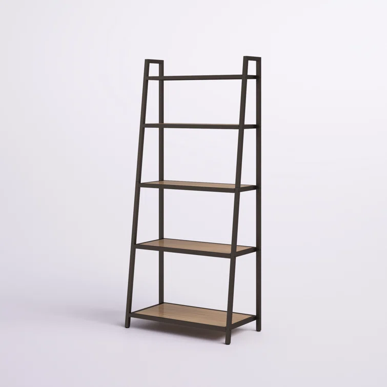5-Tier Leaning Bamboo Rack