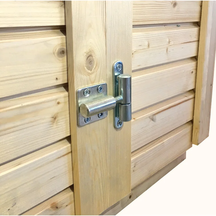 7 ft. x 4 ft. Solid Wood Horizontal Bike Shed