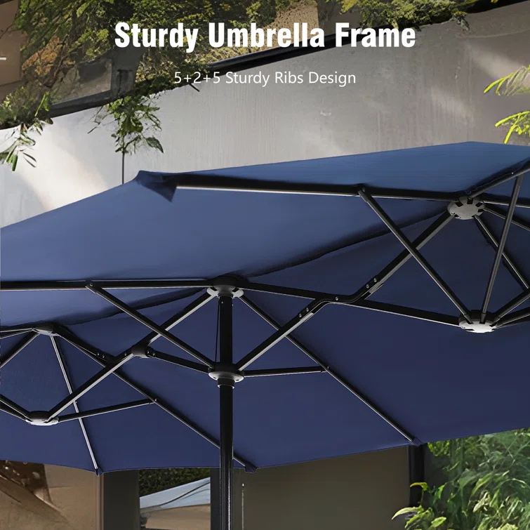 Alyah 6 - Person Rectangular Outdoor Dining Set with Cushions