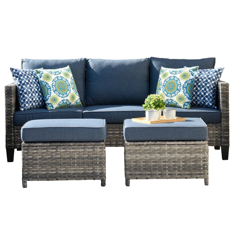 Harbin 5 - Person Outdoor Seating Group with Cushions