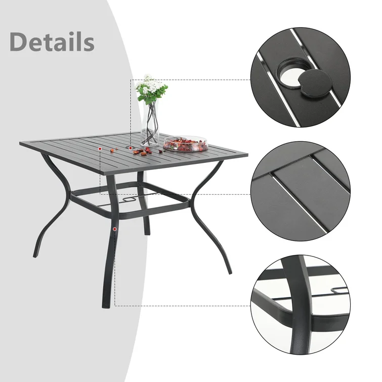 Argyri 4 - Person Square Outdoor Dining Set