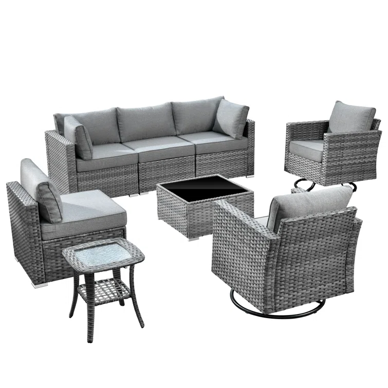 Aliva 6 - Person Outdoor Seating Group with Cushions