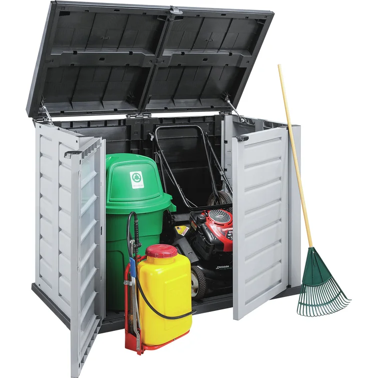 5 ft. W x 3 ft. D Plastic Horizontal Tool Shed