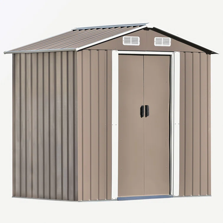 6 ft. W x 4 ft. D Metal Lean-To Garage Shed