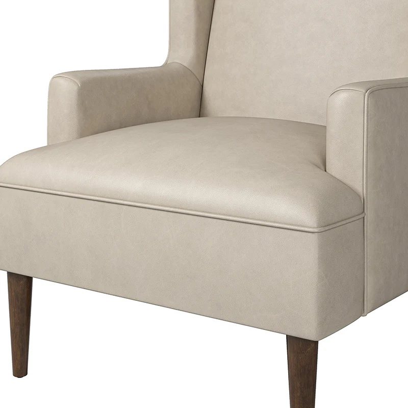 Gregor Vegan Leather Accent Chair