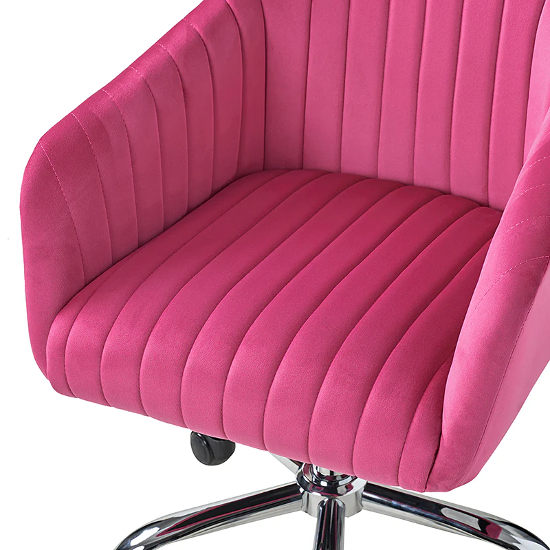 Theo Modern Velvet Task Chair with Tufted Back