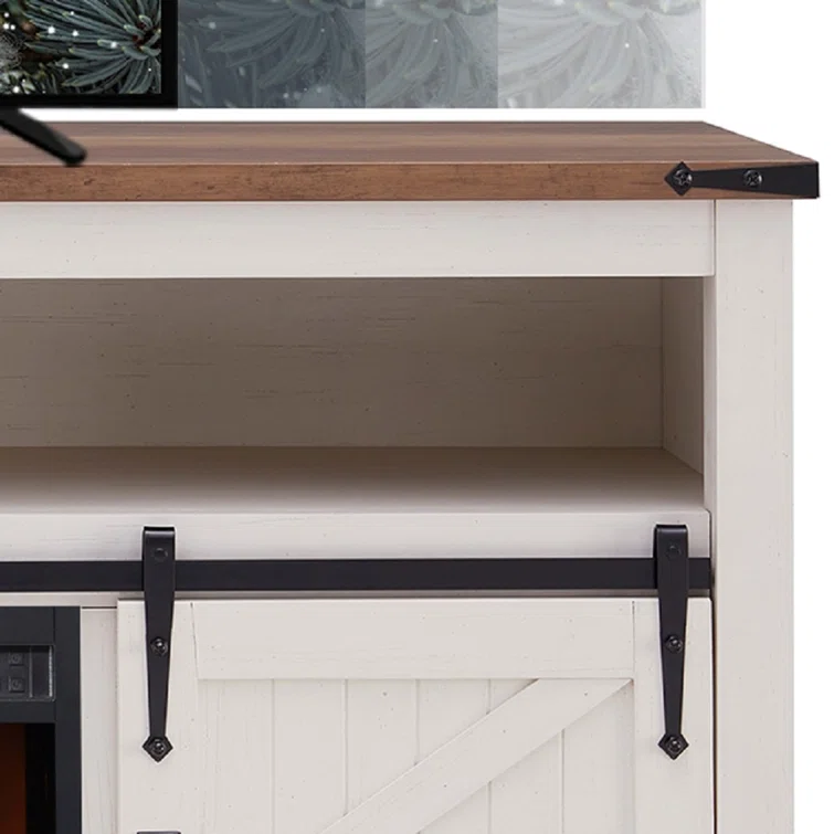 Farmhouse Highboy TV Stand with 23