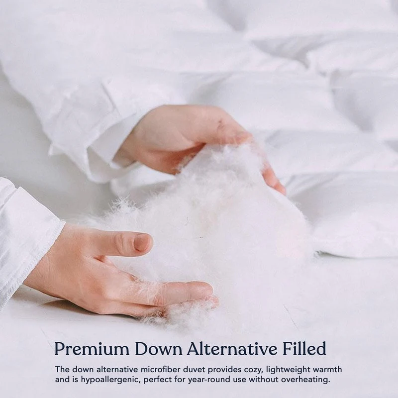 Delara Organic Cotton Down Alternative Microfiber Fill Duvet insert