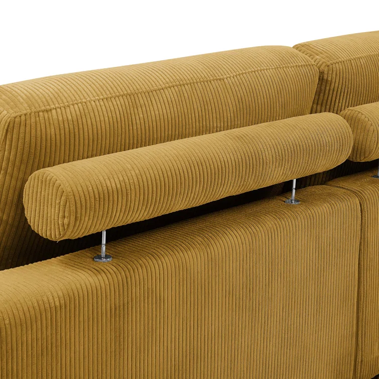 Aristedes 6 - Piece Corduroy Sectional
