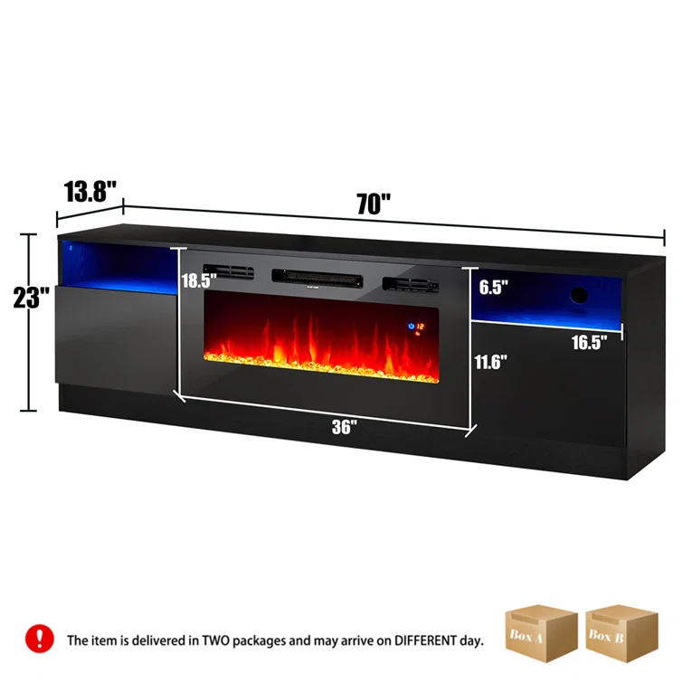 Emyrson Electric Fireplace TV Stand