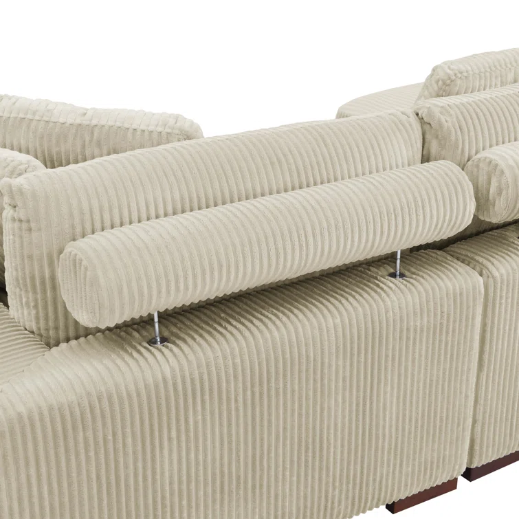 Cabbar 3 - Piece Corduroy Sectional
