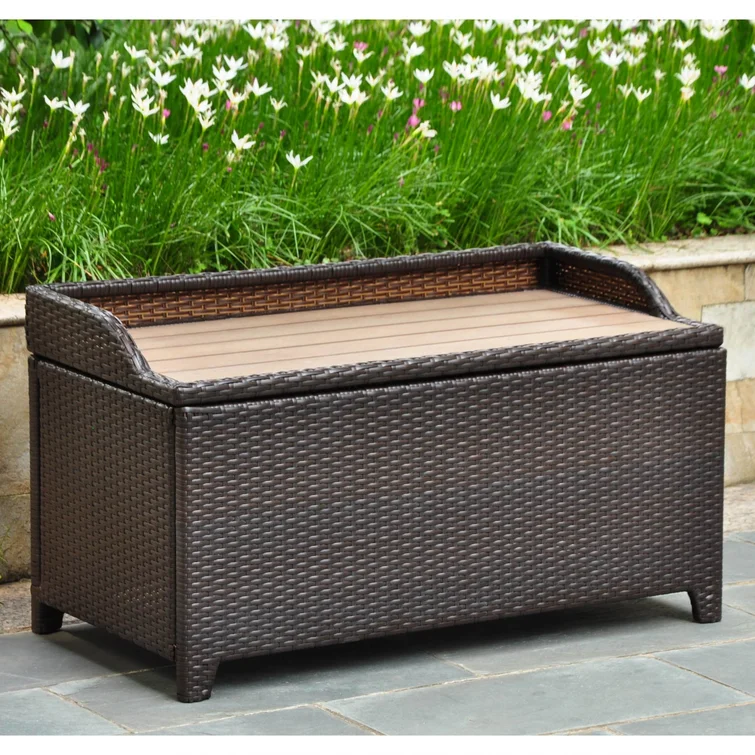 Brade Wicker Outdoor Bench