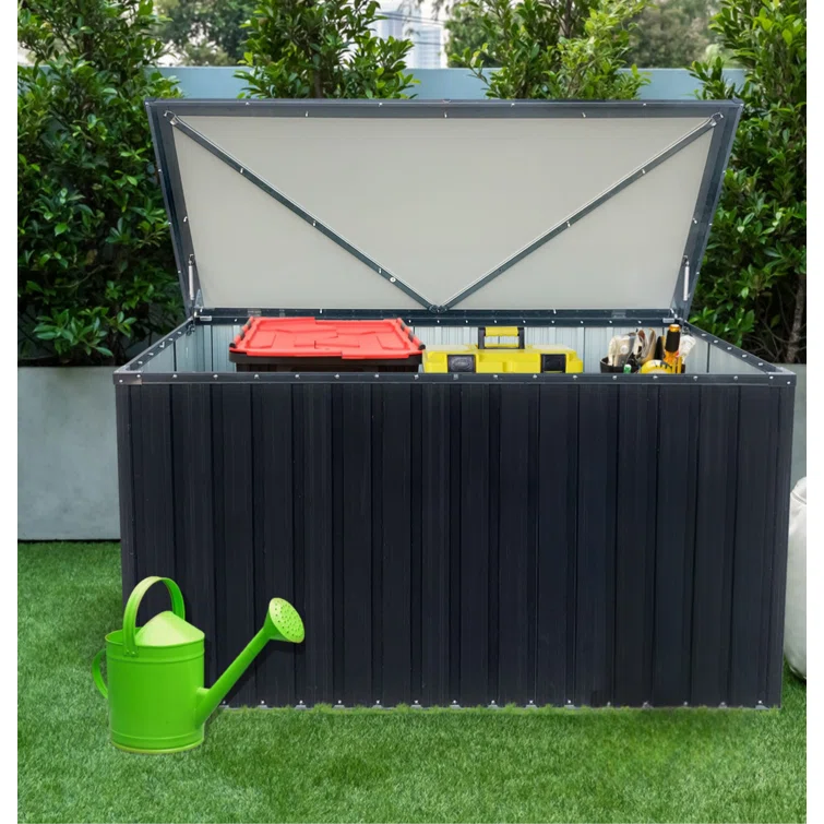 6 ft. W x 3 ft. D Metal Horizontal Tool Shed