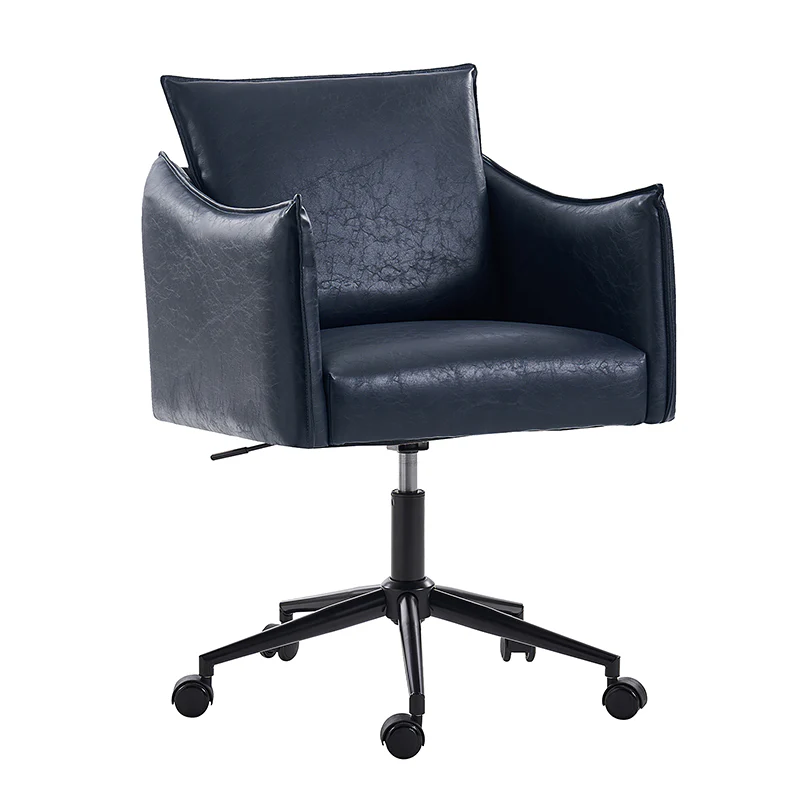Fabius Mid-Century Modern Height-Adjustable Swivel Office Chair