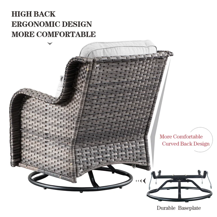 Tommy 5 -Person Outdoor Seating Group With Cushions