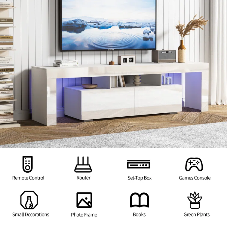 Peiqi TV Stand for TV up to 70