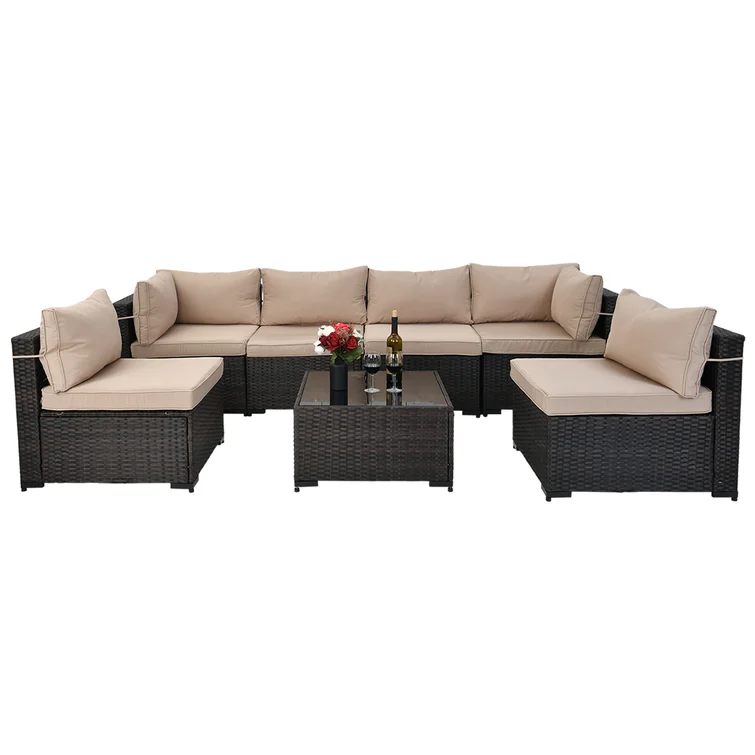 Forksville 6 - Person Outdoor Seating Group with Cushions