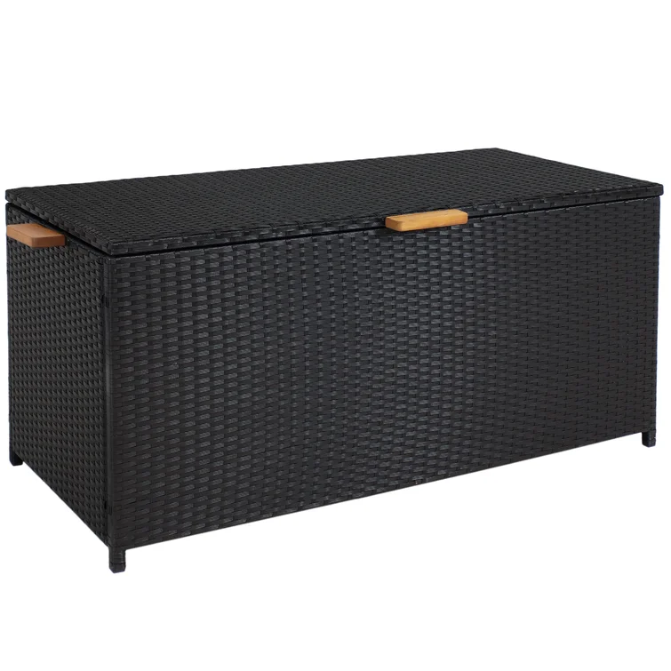 SunnyDaze Decor Brazilian 51'' W 75 Gallons Water Resistant Acacia Deck Box