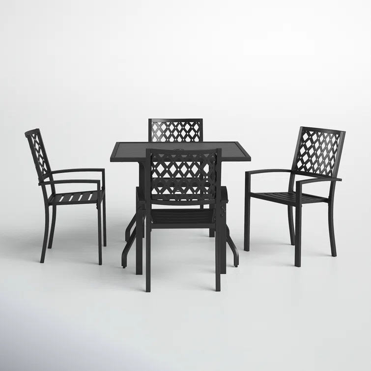 Alyah 4 - Person Square Outdoor Dining Set