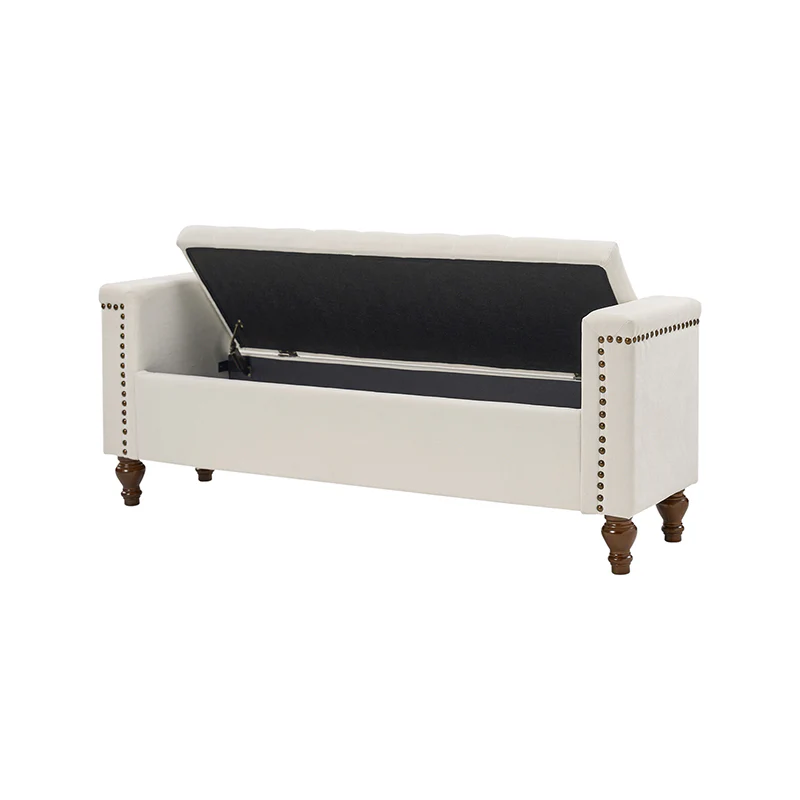 Rosana Storage Bench with Waterproof Fabric