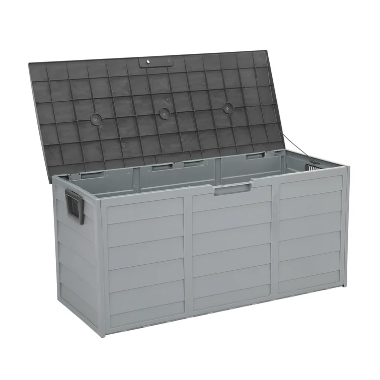 Winado 75 Gallons Plastic Deck Box with Wheels