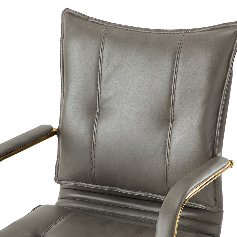 Michele Vegan Leather Task Accent Chair