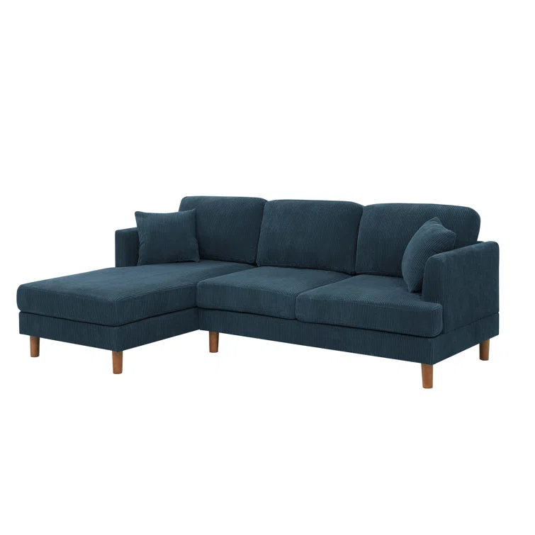 Nikeita 2 - Piece Corduroy Sectional