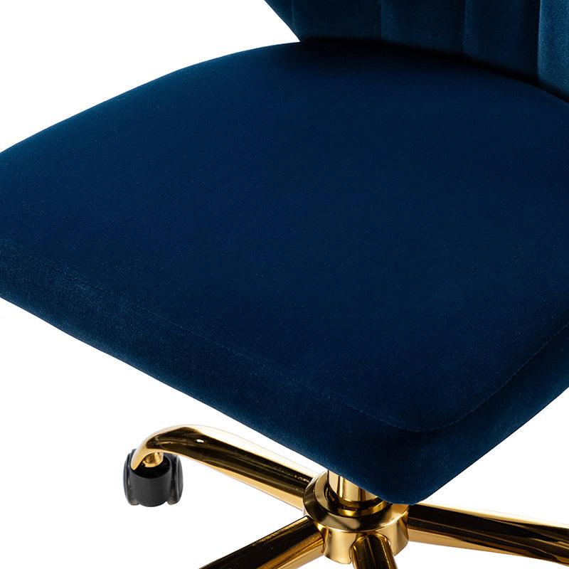 Chandra Velvet Office Chair