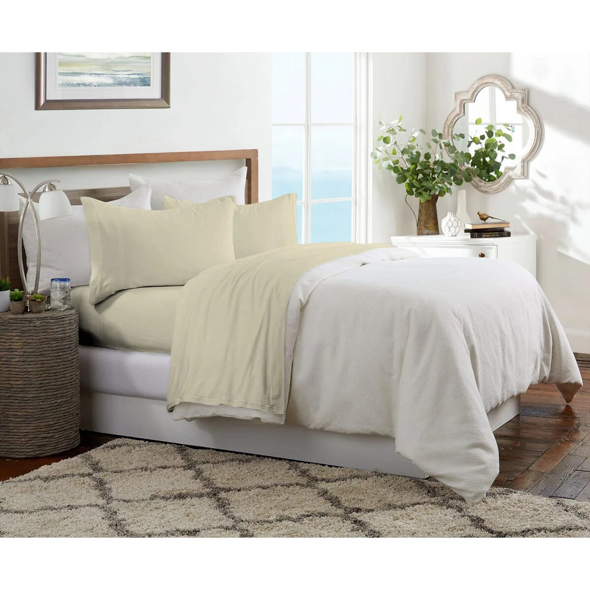Brooklyn Flat Jersey Knit Bed Sheet Set