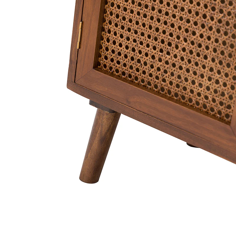 Chiusi 2-Door Cane Accent Cabinet