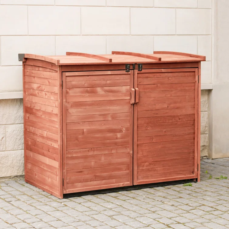 Large Horizontal Refuse Storage Shed