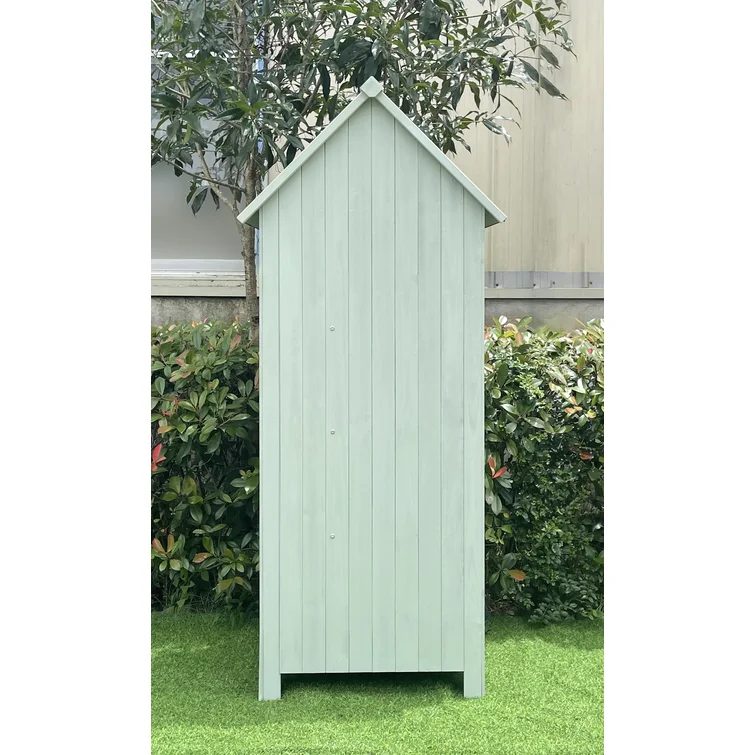 2 ft. 5 in. W x 2 ft D Solid Wood Storage Shed