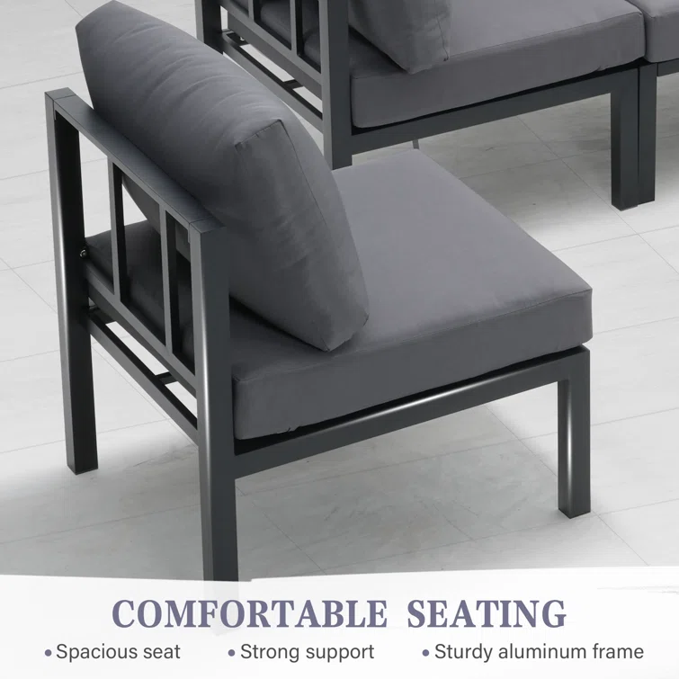 Ravelle 6 - Person Outdoor Seating Group with Cushions