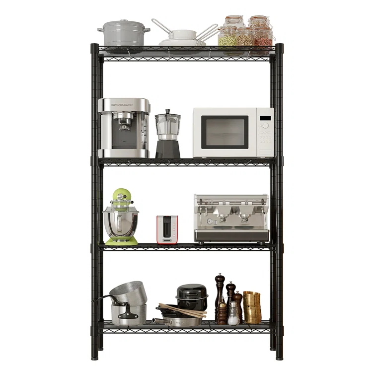 Kadlec 35'' W Metal Shelving Unit