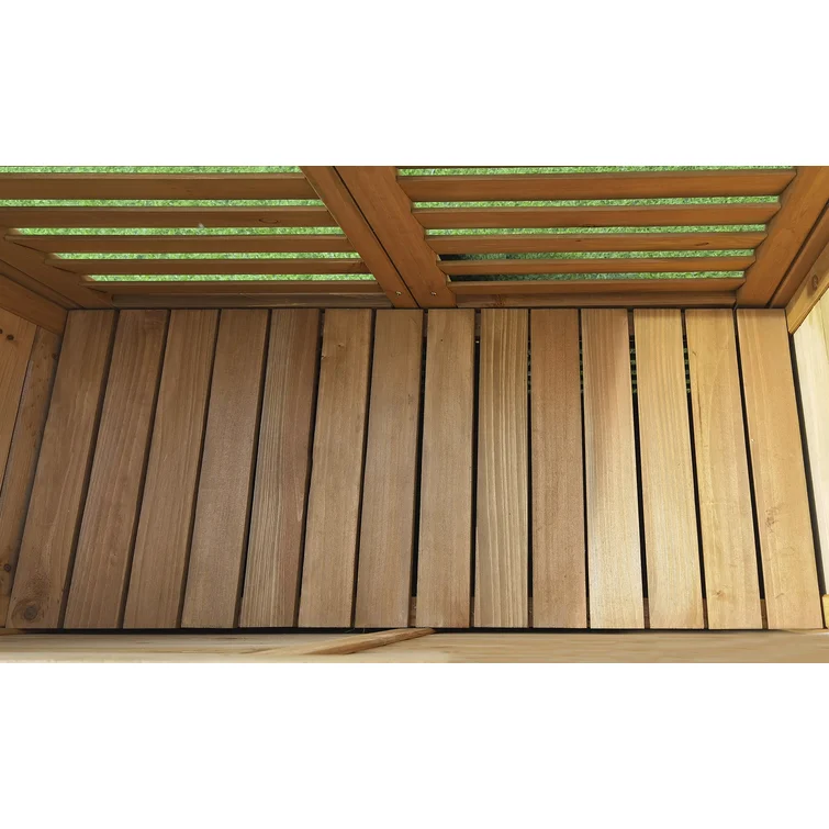 3 ft. W x 2 ft. D Solid Wood Vertical Storage Shed