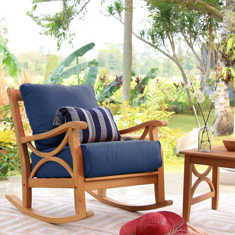 Brunswick Teak 2 - Person Outdoor Seating Group with Cushions