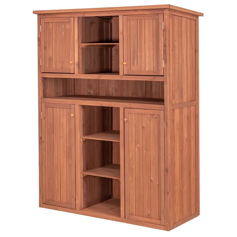 4 ft. x 2 ft. Solid Wood Lean-To Storage Shed
